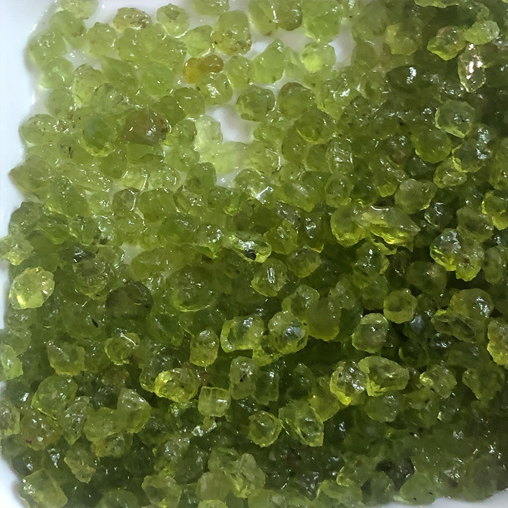Healing Crystal Set - 20G/Pak Kristal Kuarsa Peridot Alami Olivine