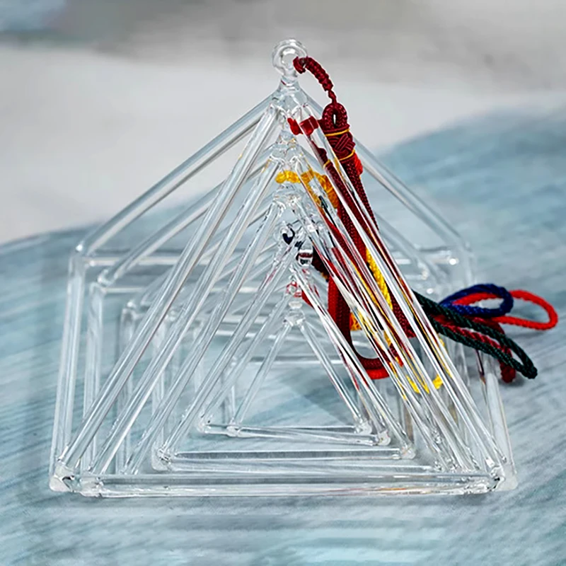 Healing Crystal Set - 3-8 inci kristal bernyanyi piramida Yoga