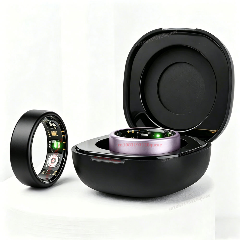 Blood Oxygen Monitor - Cincin Pintar R10 dengan Kotak Pengisian