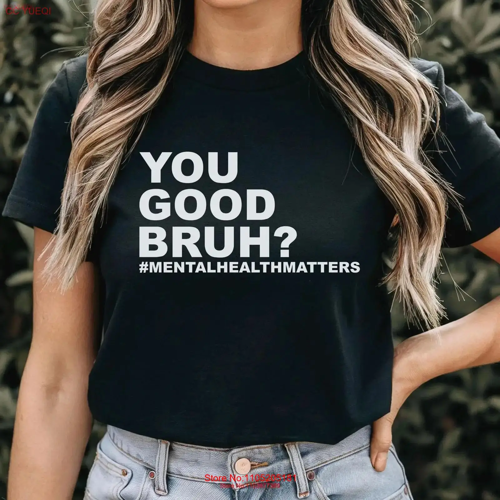 Health Wellness Quotes - Kaos Kesehatan Mental Pria Kutipan Positif