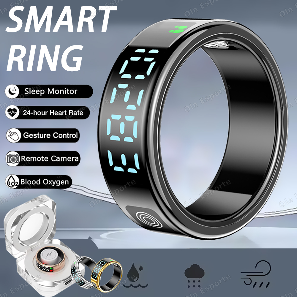 Cincin Pintar SR08 dengan Kota - Blood Oxygen Monitor ulasan dan harga