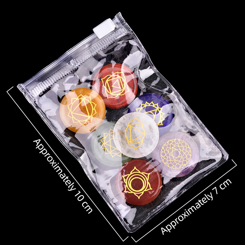 7 Buah/Set Ornamen Manik-manik - Healing Crystal Set ulasan dan harga