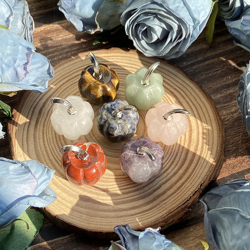 Set Ornamen Labu Kristal Alami - Healing Crystal Set ulasan dan harga