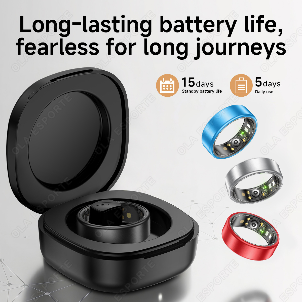 Cincin Pintar Baru dengan Kota - Blood Oxygen Monitor ulasan dan harga