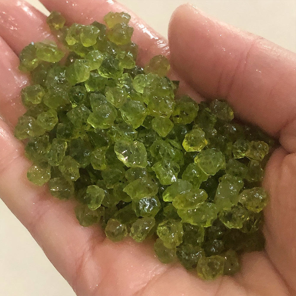 20G/Pak Kristal Kuarsa Peridot - Healing Crystal Set ulasan dan harga