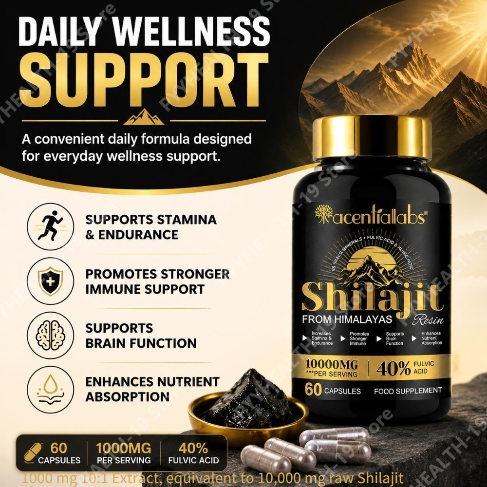 Kapsul Resin Shilajit dengan E - Health Wellness Vitality ulasan dan harga