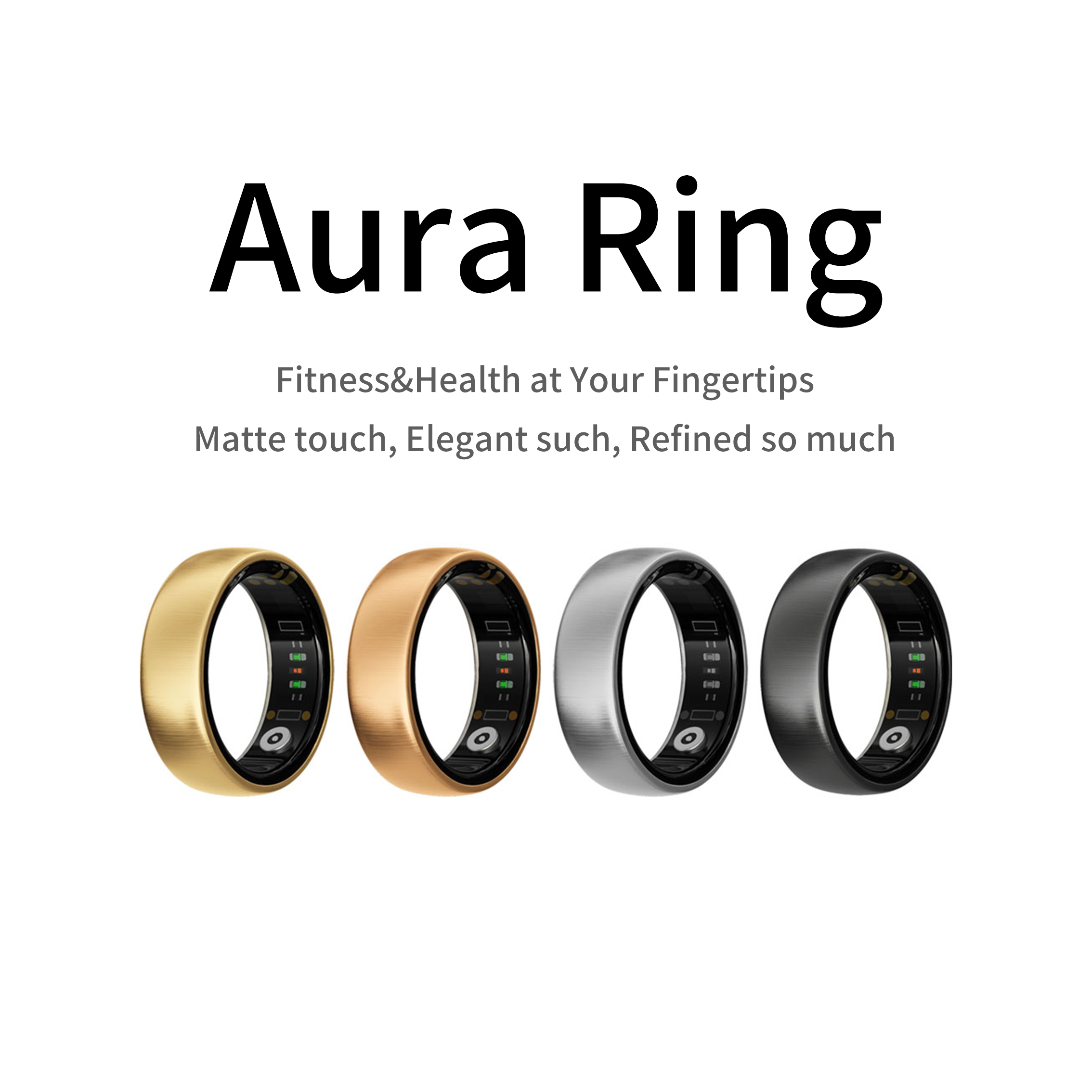 Cincin Pintar AURA Matt Smart  - Blood Oxygen Monitor ulasan dan harga