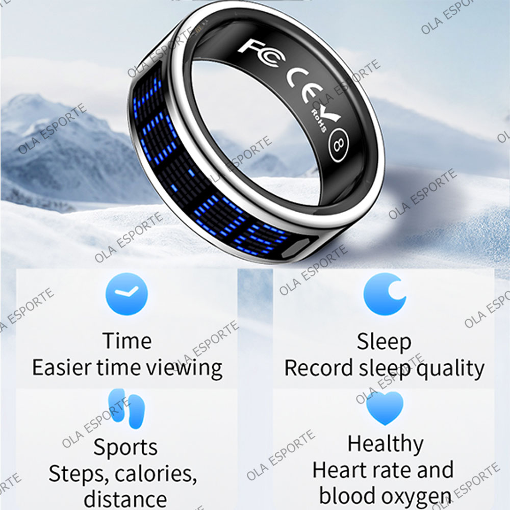 Cincin Pintar 2025 Pria Wanita - Blood Oxygen Monitor ulasan dan harga