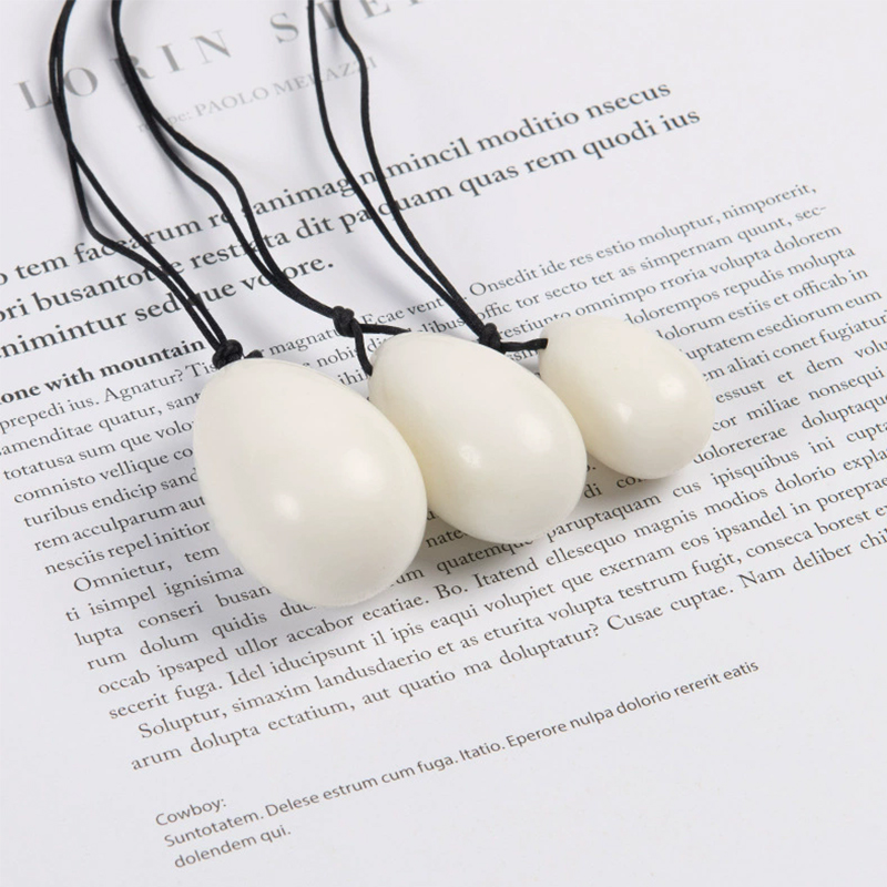 Set Telur Bor Giok Putih Bola  - Healing Crystal Set ulasan dan harga