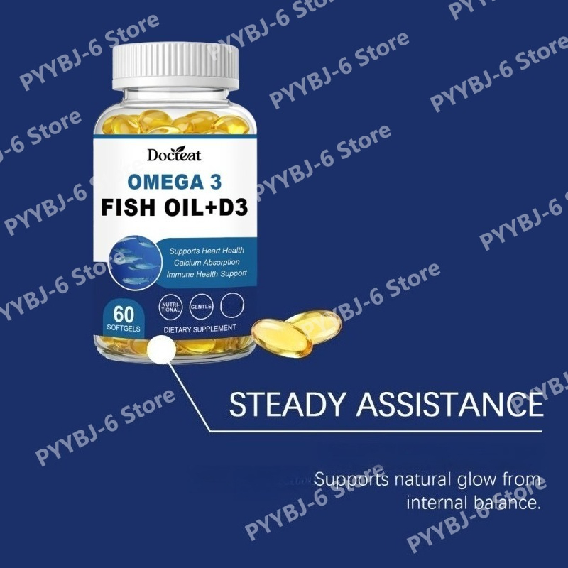 Minyak Ikan Omega-3 Mendukung  - Wellness Health Nutrition ulasan dan harga