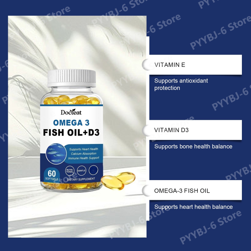 Minyak Ikan Omega-3 Mendukung  - Wellness Health Nutrition ulasan dan harga