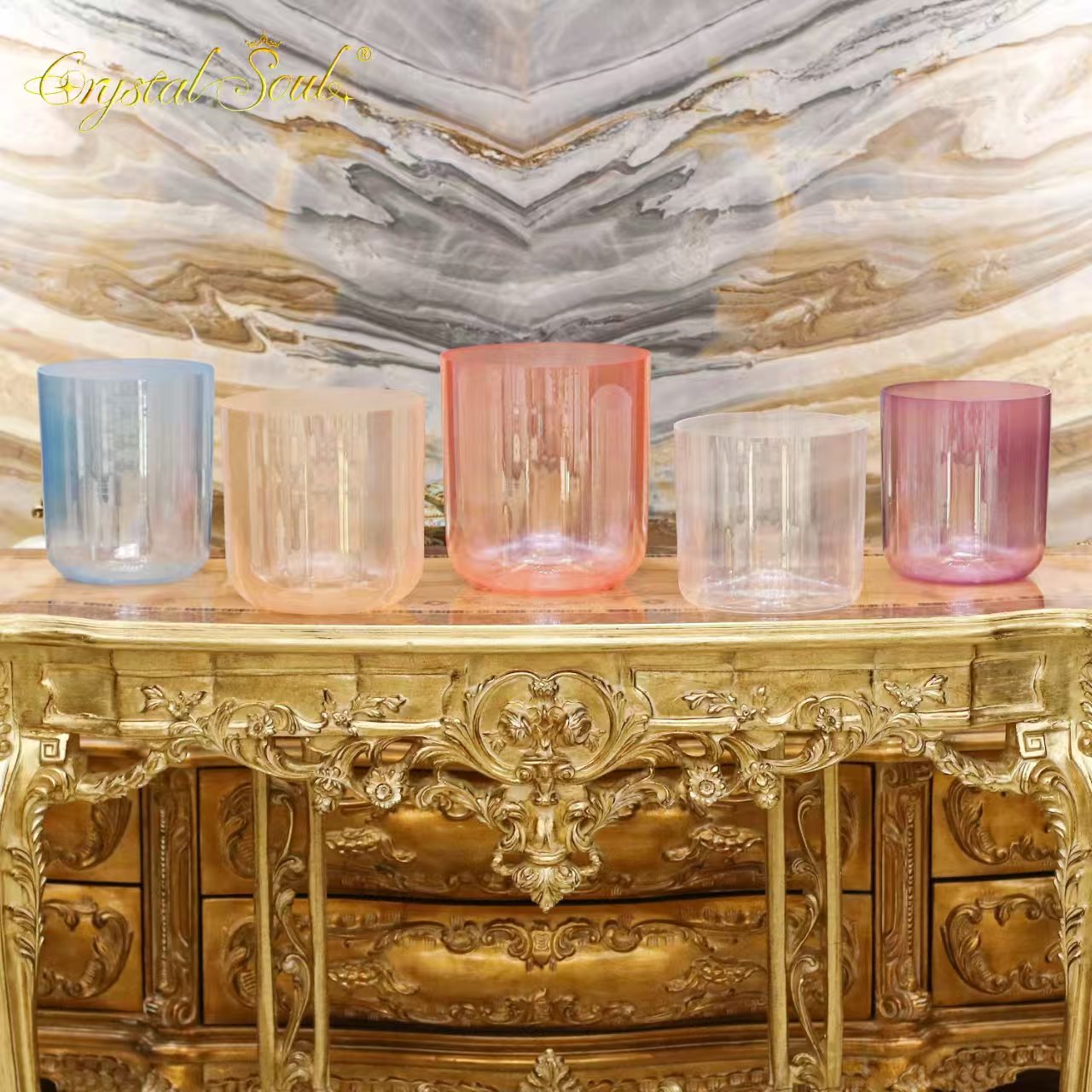 Crystal Soul Set Mangkuk Krist - Healing Crystal Set ulasan dan harga