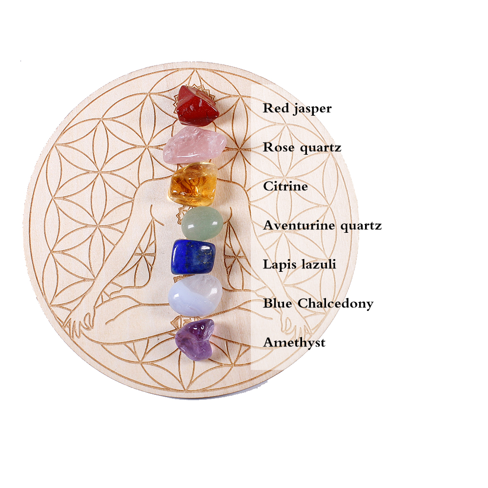 7 Buah/Set Kristal Alami Campu - Healing Crystal Set ulasan dan harga