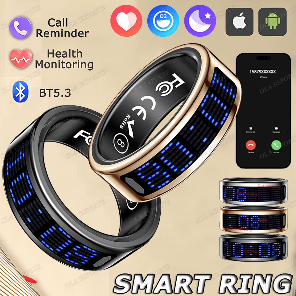 Cincin Pintar SR16 Layar LED 3 - Blood Oxygen Monitor ulasan dan harga