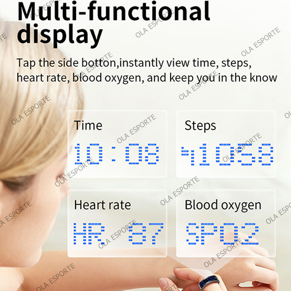 Cincin Pintar SR16 Layar LED 3 - Blood Oxygen Monitor ulasan dan harga